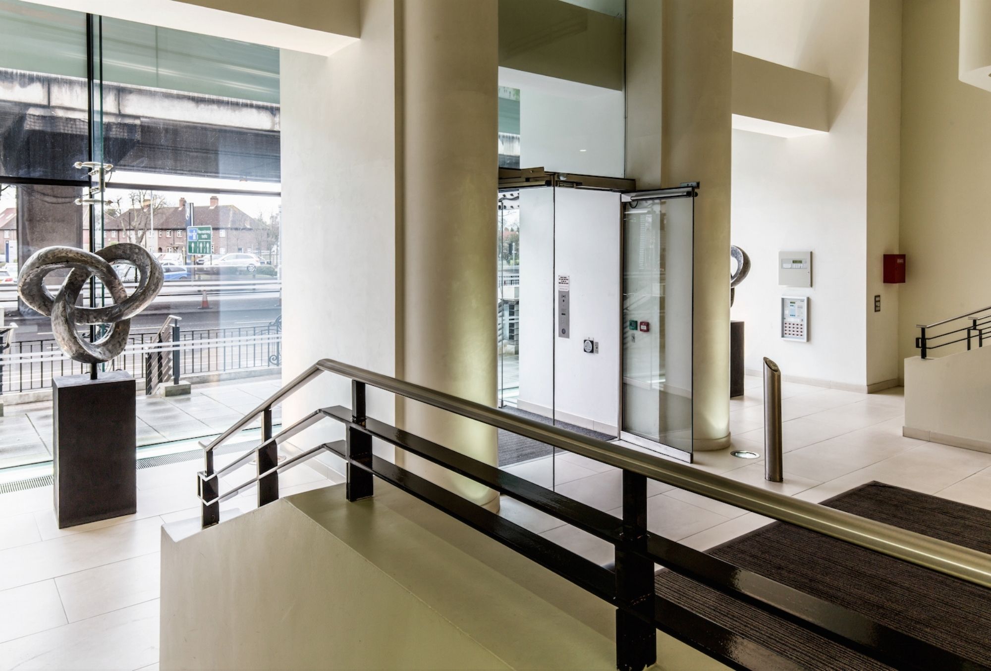 an entrance door built by bds entrances in london and frankfurt